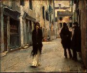 John Singer Sargent Sargent Street in Venice USA oil painting artist